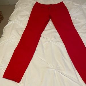 The Limited Red Twill Jeans